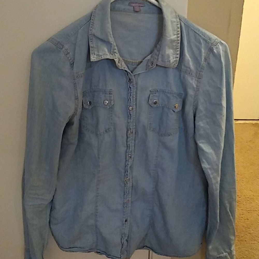Denim Button down Shirt